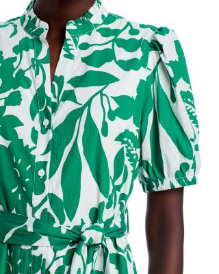 Floral Print Belted Dress