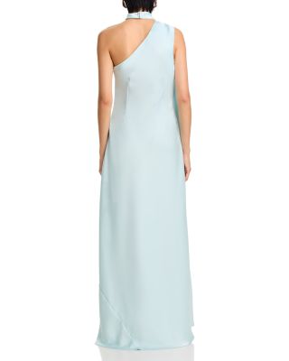 Long Scarf Bias Cut Gown