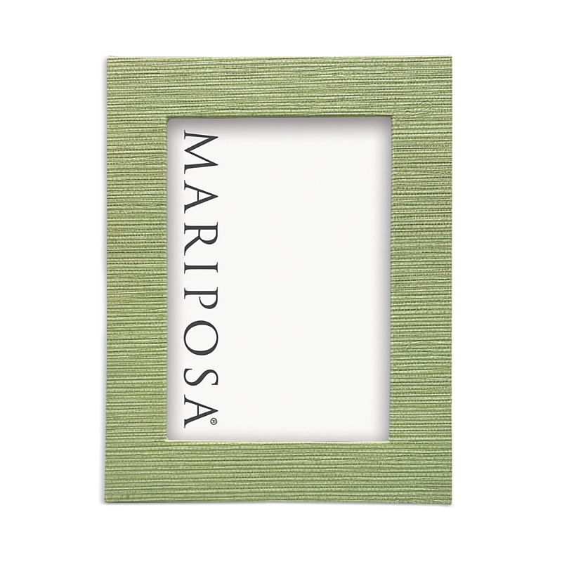 Mariposa Faux Grasscloth Picture Frame In Palma