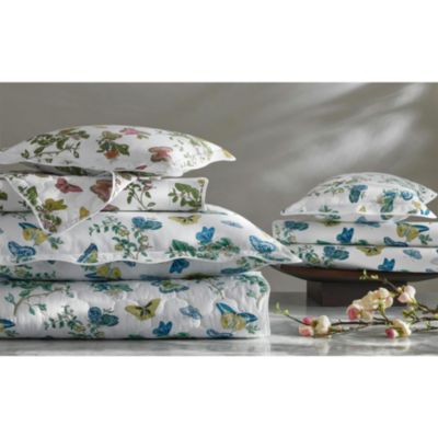 Baudin Butterfly Percale Fitted Sheet, Queen