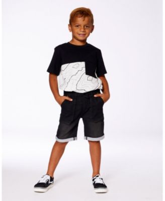 Boys' French Terry Denim Short - Little Kid