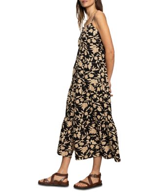 Tiered Floral Maxi Dress