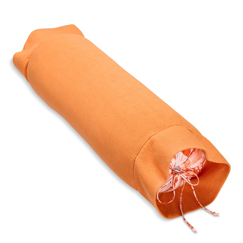 CONIGLIO PALM BEACH TERRY BOLSTER PILLOW IN PULP / CRANES PERSIMMON