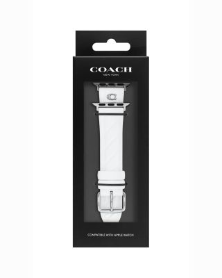 Apple Watch&reg; White Silicone Strap, 38/40/41mm & 42mm