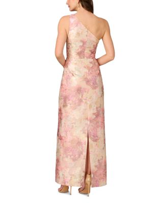 Printed Jacquard Gown