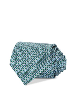 FERRAGAMO - Silk Classic Chain Link Tie