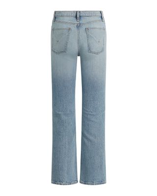 Remi High Rise Straight Ankle Jeans in Sprinkle Destructed