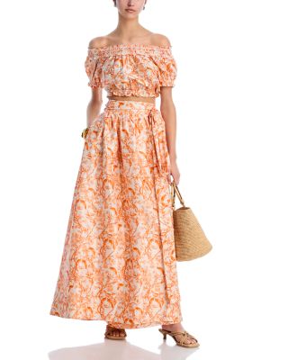 Angler Crop Top & Atlantic Ball Skirt