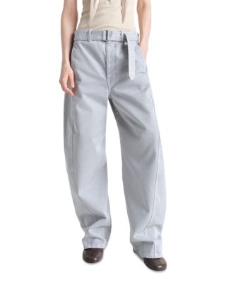 Lemaire - Twisted Belted Pants in Snowy Blue Gray