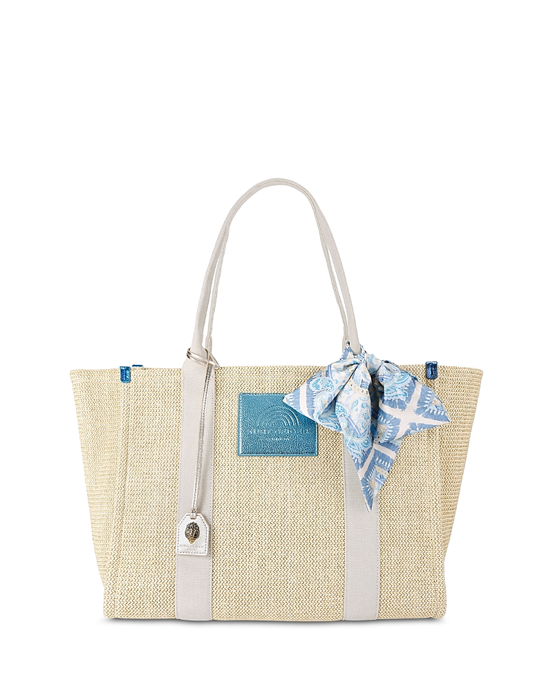 Kurt Geiger Large Southbank Shopper Tote In Open Beige