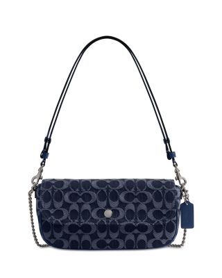 COACH - Brook Flap Chain Bag in Signature Denim