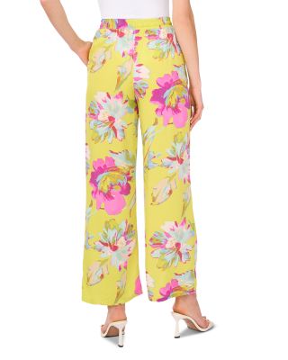 Printed Wide Leg Pants