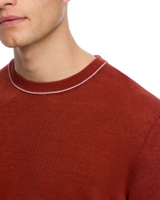 Linen Blend Crewneck Sweater