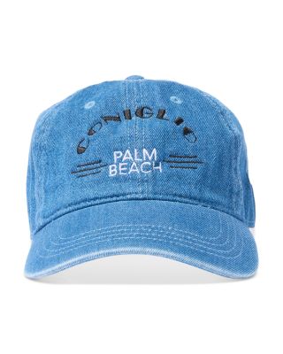 Denim Embroidered Ball Cap