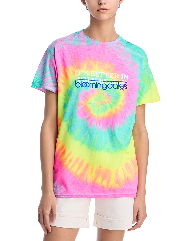 CONIGLIO PALM BEACH IT'S BETTER IN BLOOMINGDALE'S TIE DYE TEE