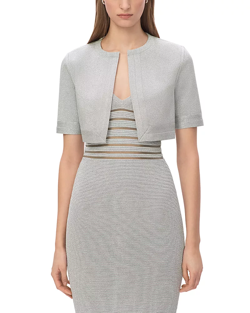 Herve Leger The Metallic Marie Bolero