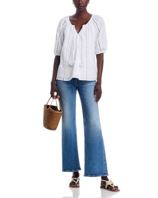 Palm Cove Elbow Sleeve Top