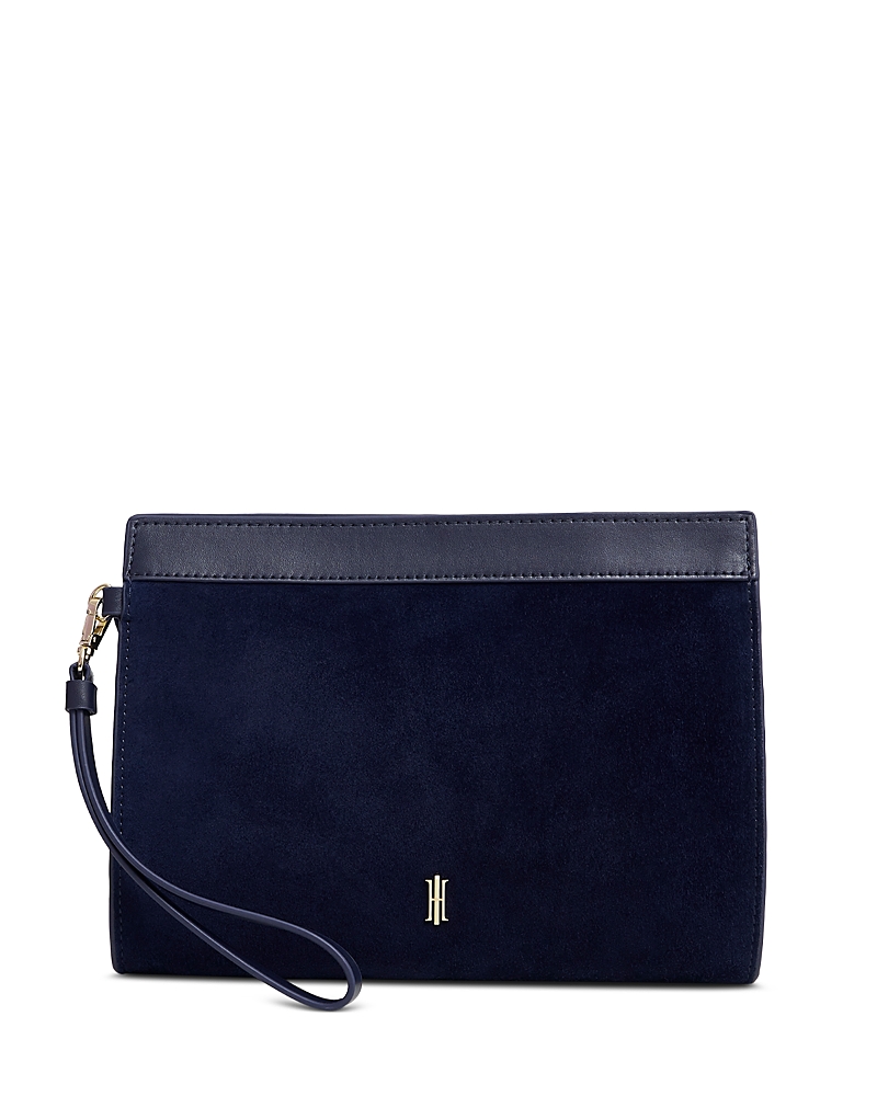 Hobbs London Catherine Wristlet In Midnight Navy