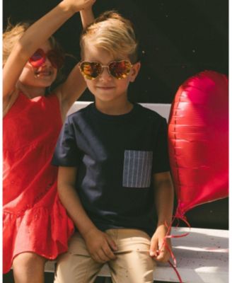 Boys' Short Sleeve Tee with Pocket - Little Kid