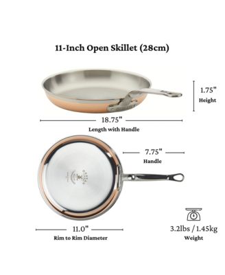 CopperBond&amp;reg; 11&amp;quot; Induction Copper Skillet