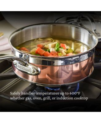 CopperBond&reg; 2-Quart Induction Copper Saucepan with Lid
