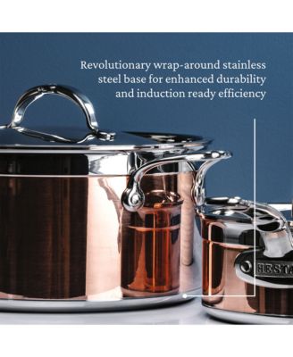 CopperBond&amp;reg; 6.0qt Induction Copper Stockpot with Lid
