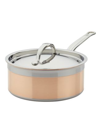 Hestan - CopperBond&reg; 3-Quart Induction Copper Saucepan with Lid