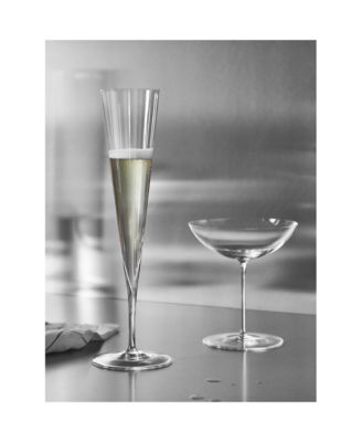 Geometry Champagne Flute, Set of 2