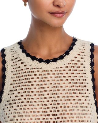 Crocheted Sleeveless Sweater