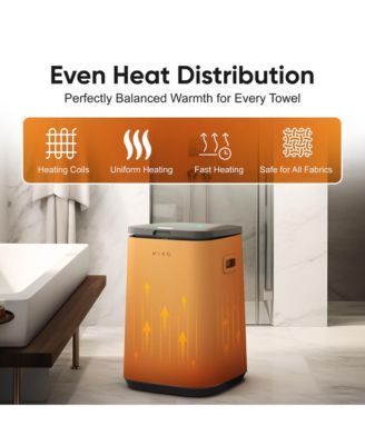 Towel Warmer with Adjustable Heat, Timer, Aromatherapy, and Large Capacity 23L, Nest