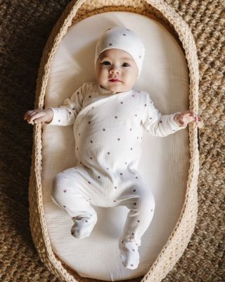  Unisex Cotton Ribbed Zipper Footie - Baby