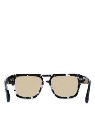 Double Bridge Square Sunglasses, 56mm