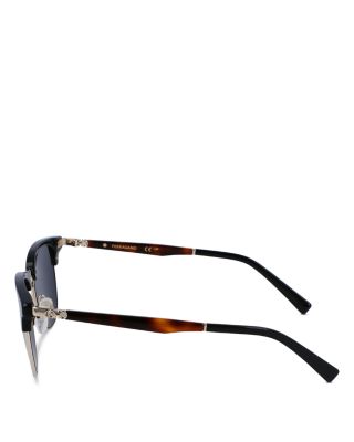 Brow Line Square Sunglasses, 53mm