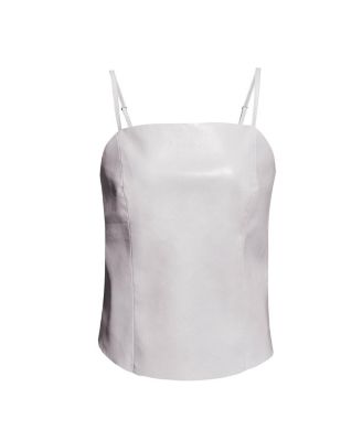 Penny Recycled Leather Cami Top