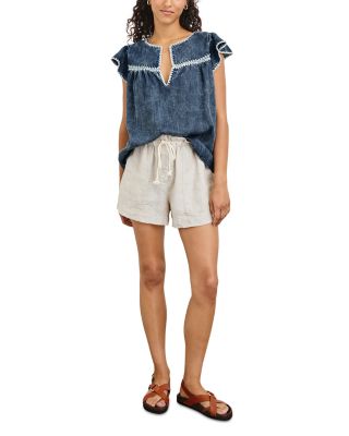 Tafia Relaxed Fit Cap Sleeve Top