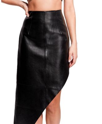 Fallon Recycled Leather Skirt