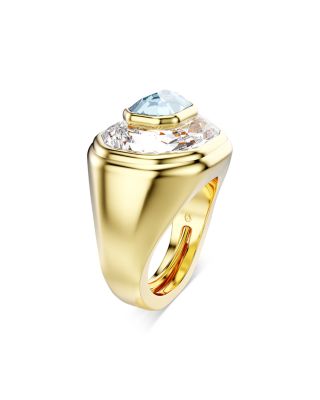 Chroma Octagon Cut Crystal Cocktail Ring