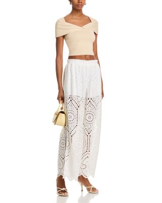 Connie Cotton Eyelet Pants