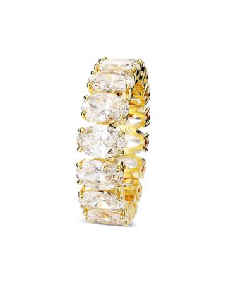 Matrix Oval Crystal Eternity Ring 