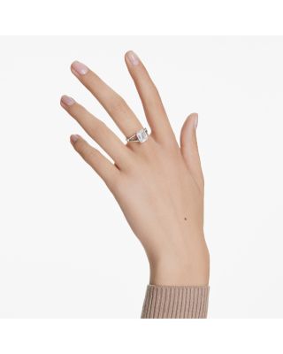 Stilla Octagon Crystal Split Band Ring 