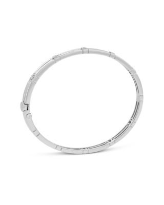 18K White Gold Baia Diamond Bangle Bracelet