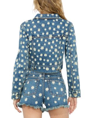 Jeff Embroidered Cropped Jacket