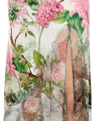 Julietta Cutaway Lace Trim Dress