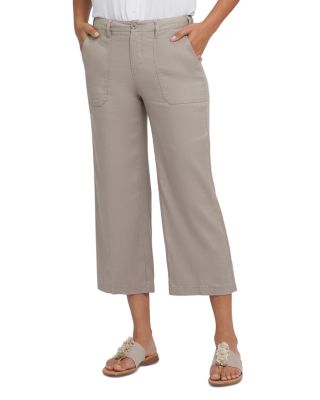 NYDJ - Petite Wide Leg Cargo Capri Pants