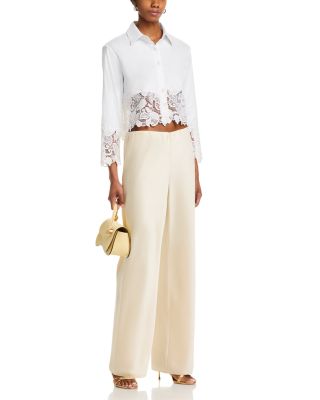 Issa Lace Trim Shirt