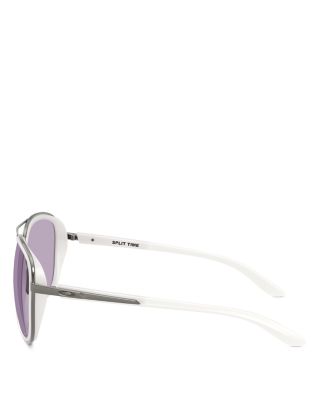 Split Time Aviator Sunglasses, 58mm