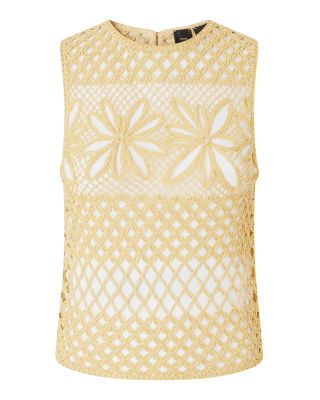 Gonzano Floral Crochet Top