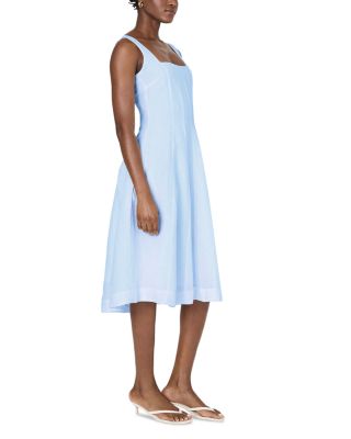 Birdie Square Neck Midi Dress