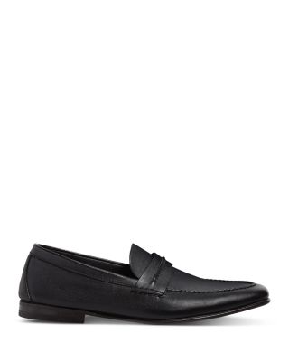Natural Grain Leather Mocassin Loafers