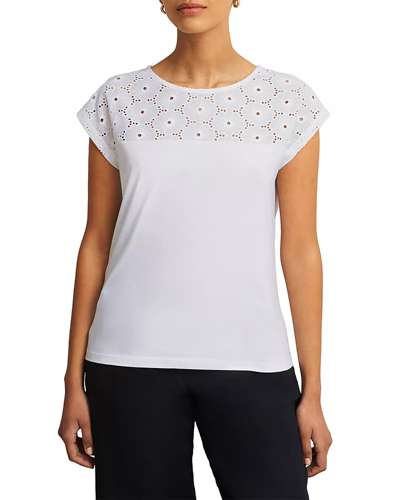 Hobbs London Thea Broderie Top